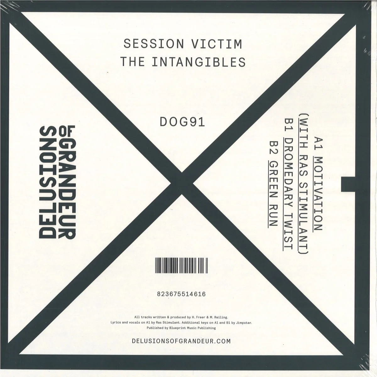 Back cover — Session Victim — The Intangibles