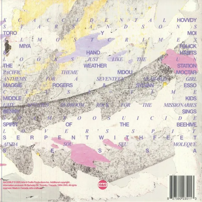 Обратная сторона обложки — BROKEN SOCIAL SCENE / VARIOUS — Anthems: A Celebration Of Broken Social Scene's You Forgot It In People