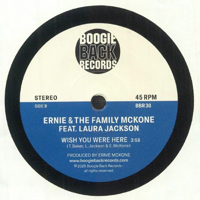 Back cover — ERNIE & THE FAMILY McKONE — That Girl
