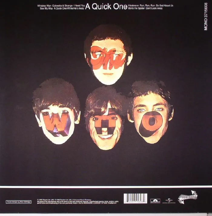 Обратная сторона обложки — The WHO — A Quick One