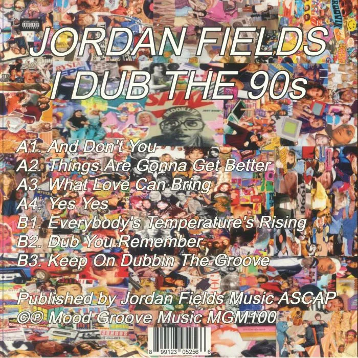 Back cover — Jordan FIELDS — I Dub The 90's