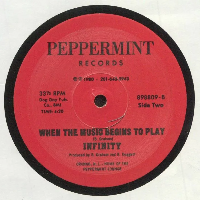 Back cover — INFINITY — When The Music Begins To Play (reissue)