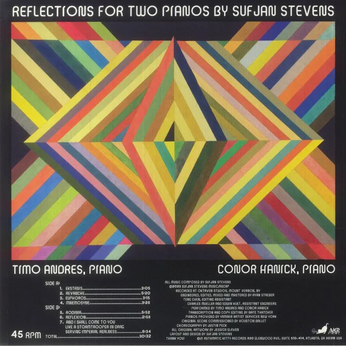 Обратная сторона обложки — Sufjan STEVENS — Reflections