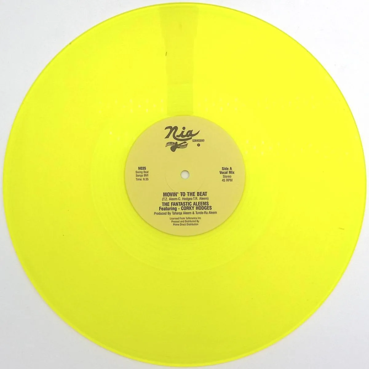 The Fantastic Aleems Featuring Corky Hodges — Movin' To The Beat