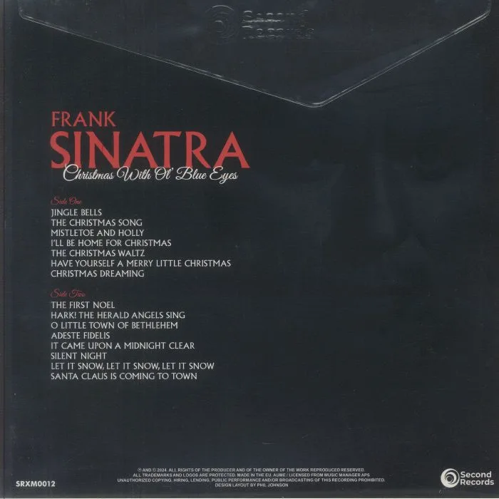 Back cover — Frank SINATRA — Christmas With Ol' Blue Eyes (reissue)