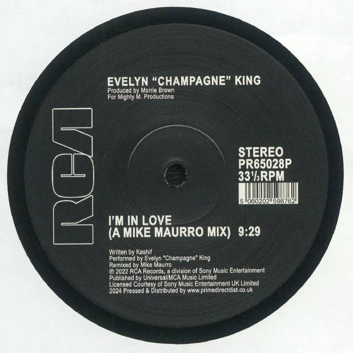 Back cover — Keni BURKE / EVELYN CHAMPAGNE KING — Risin' To The Top (A Mike Maurro mix)