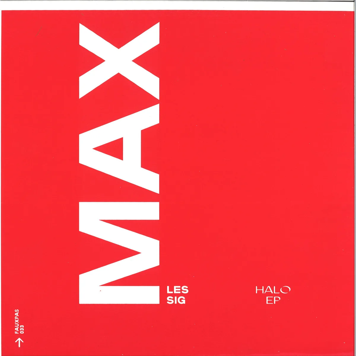 Лицевая сторона обложки — Max Lessig — Halo EP