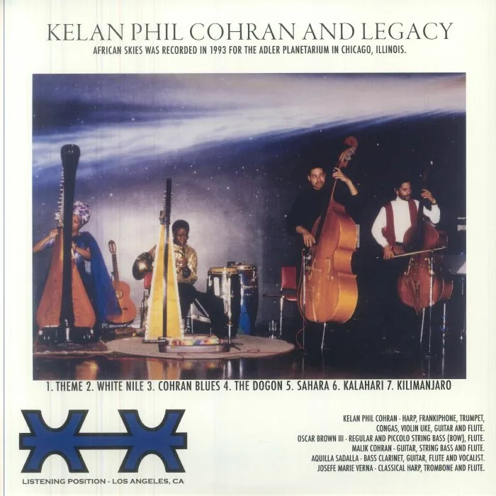 Обратная сторона обложки — Kelan Phil COHRAN / LEGACY — African Skies (reissue)