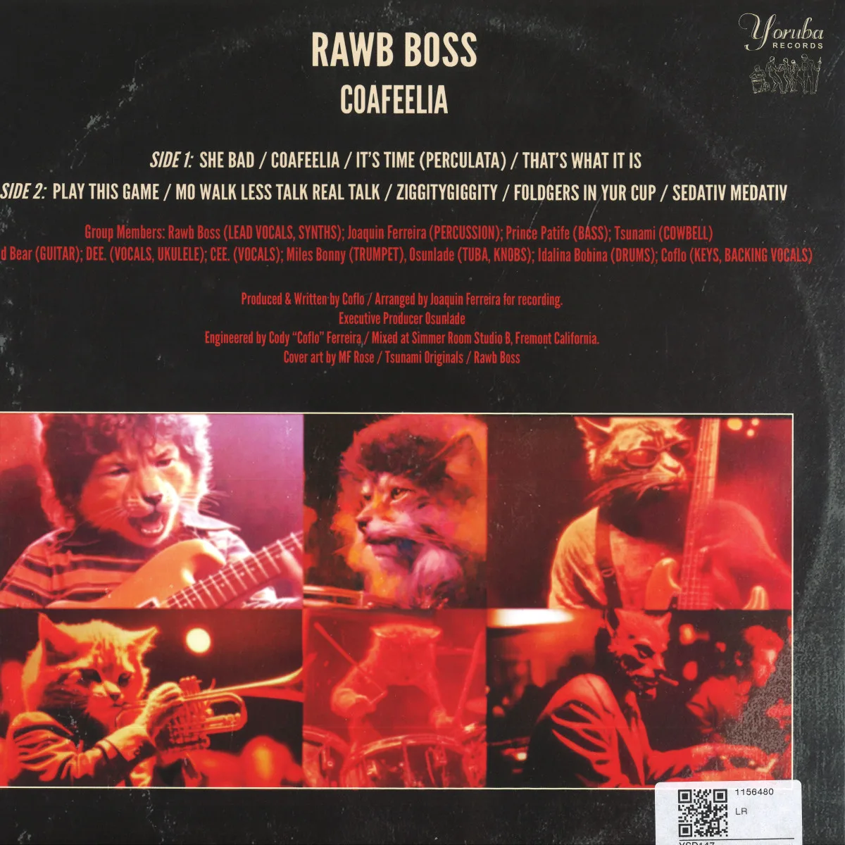 Обратная сторона обложки — Rawb Boss — Coafeelia