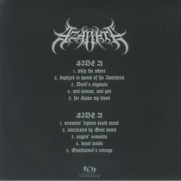 Back cover — AZARATH — Diabolical Impious Evil (Deluxe Edition)
