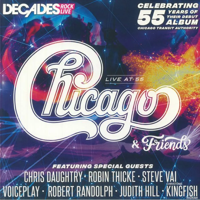 Front cover — CHICAGO / VARIOUS — Chicago & Friends: Live At 55