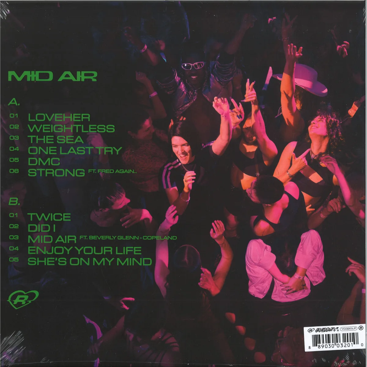 Обратная сторона обложки — Romy — MID AIR LP