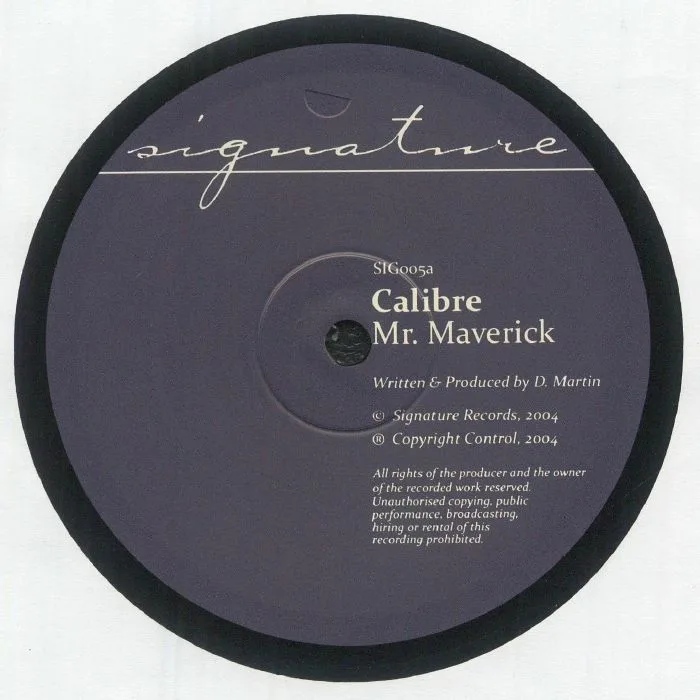 Front cover — CALIBRE — Mr Maverick