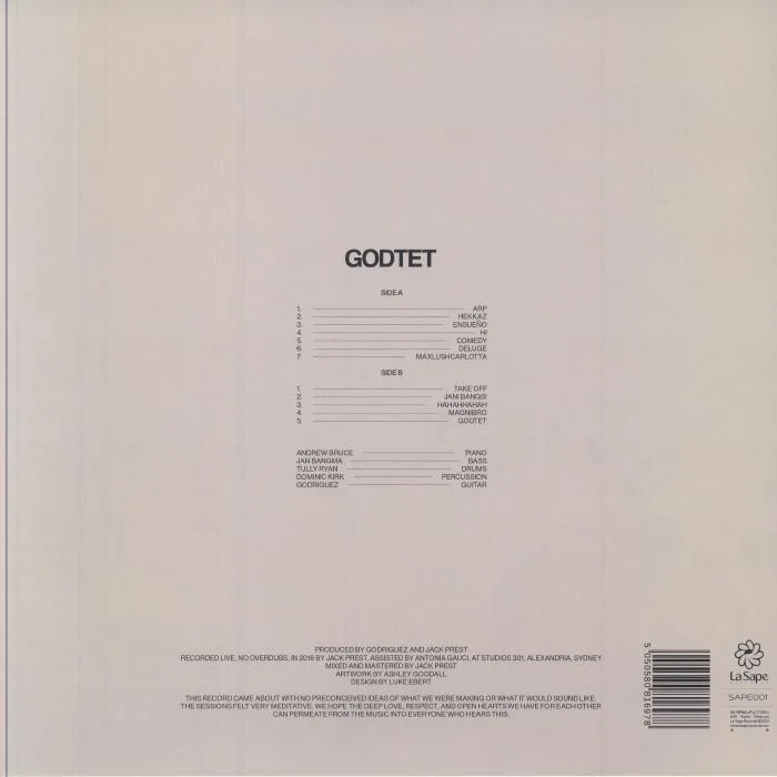 Back cover — GODTET — Godtet (repress)