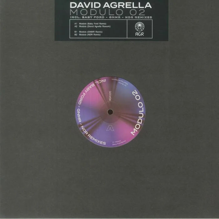 Лицевая сторона обложки — David AGRELLA — Modulo 02 (feat Baby Ford / GNMR / NDR mixes)