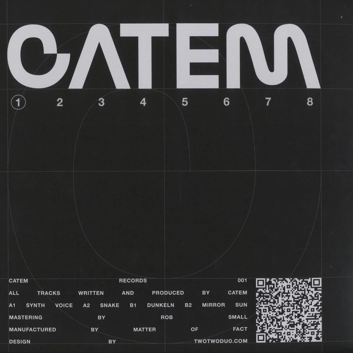 Обратная сторона обложки — Catem — 001 LP