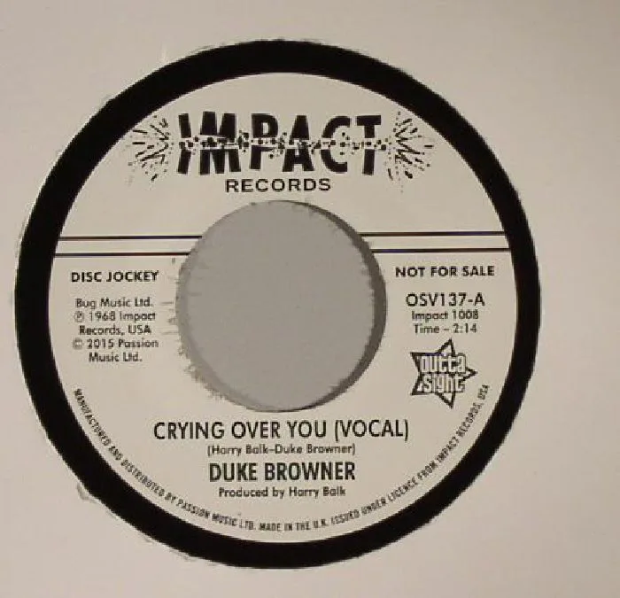 Duke BROWNER — Crying Over You