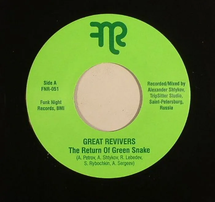 Front cover — GREAT REVIVERS — The Return Of Green Snake