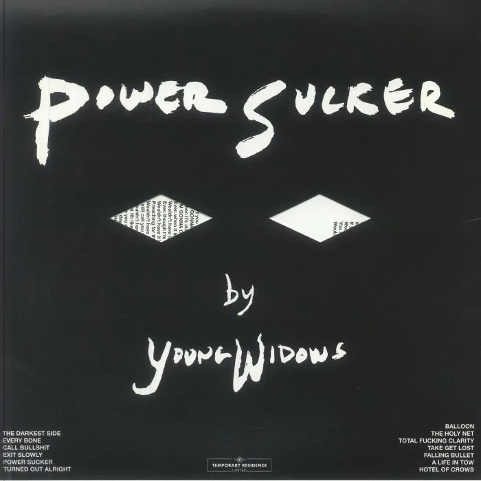 Обратная сторона обложки — YOUNG WIDOWS — Power Sucker