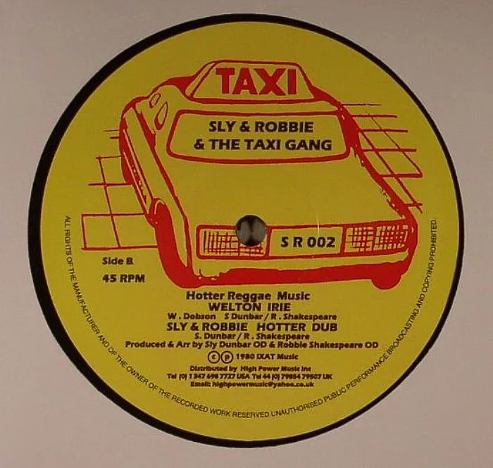 Обратная сторона обложки — TAMLINS / SLY & ROBBIE / THE TAXI GANG — Baltimore