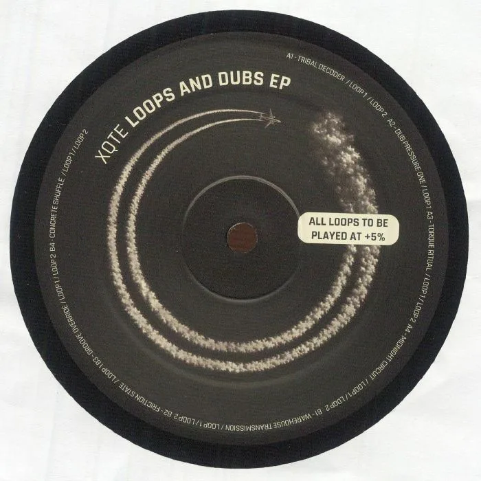 Обратная сторона обложки — XQTE — Loops & Dubs EP