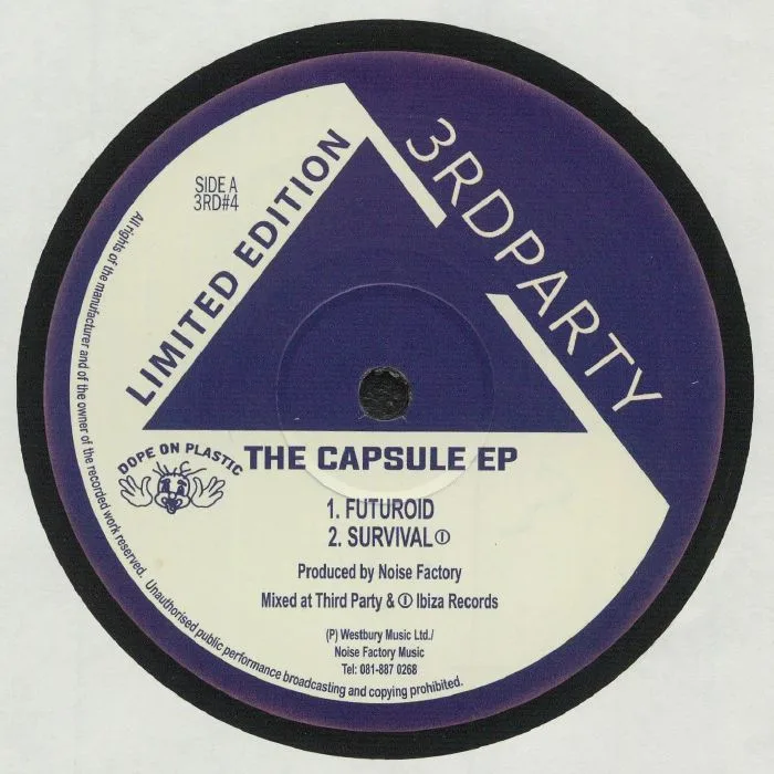 Лицевая сторона обложки — NOISE FACTORY — The Capsule EP