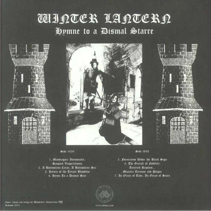 Обратная сторона обложки — WINTER LANTERN — Hymne To A Dismal Starre