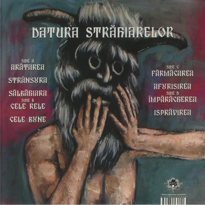 Back cover — SUR AUSTRU — Datura Strahiarelor