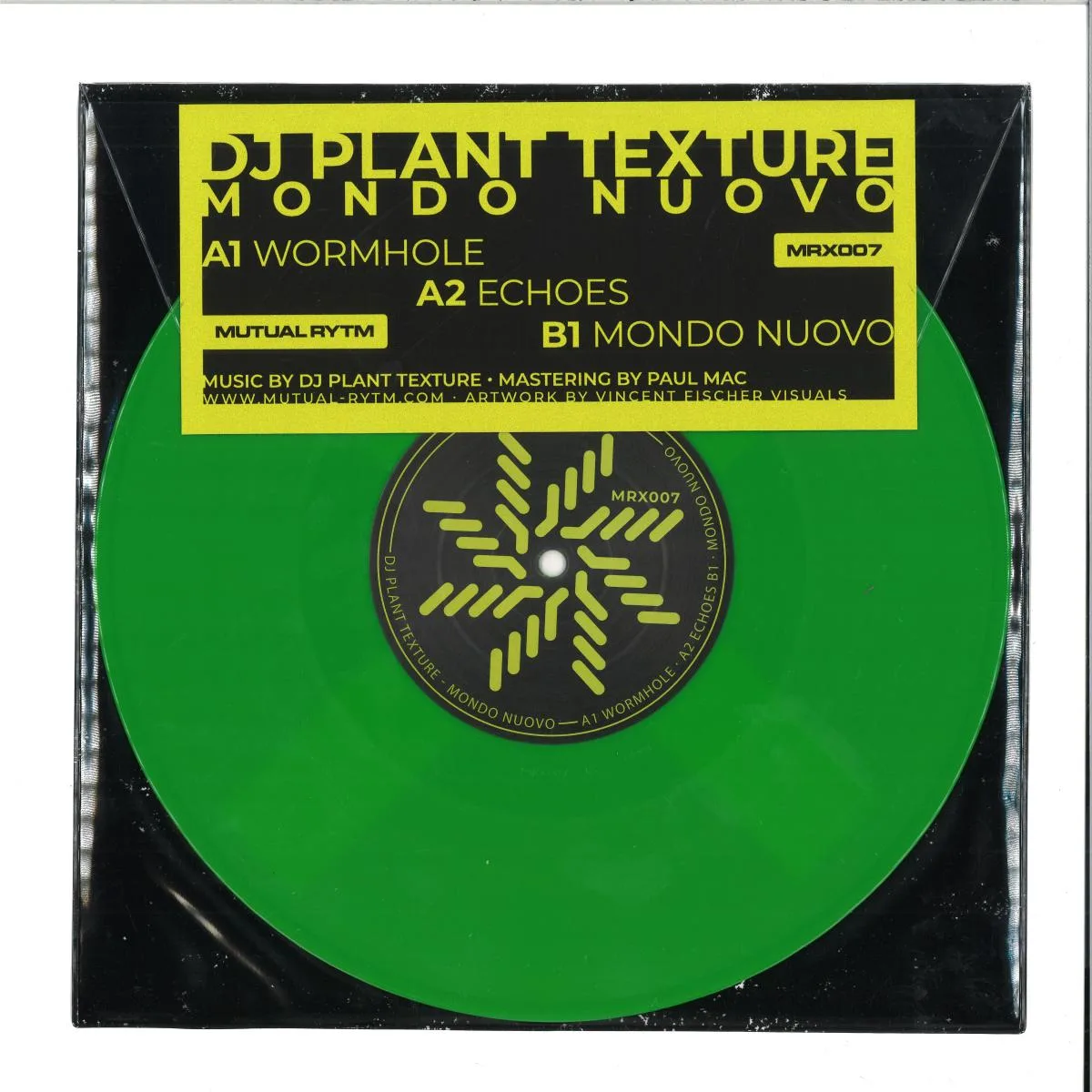 Обратная сторона обложки — DJ Plant Texture — Mondo Nuovo 10"