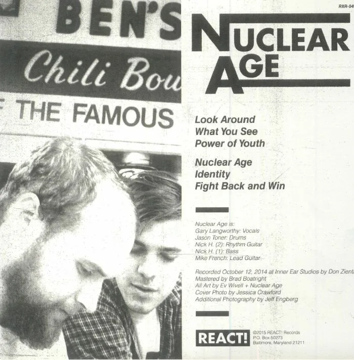 Обратная сторона обложки — NUCLEAR AGE — The Distinct Sounds Of