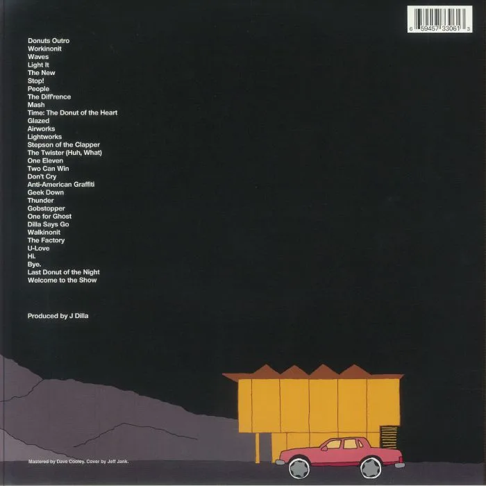 Обратная сторона обложки — J DILLA — Donuts (20th Anniversary Edition)