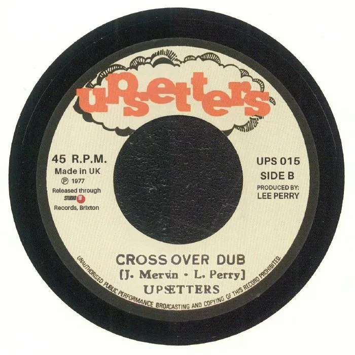 Обратная сторона обложки — JUNIOR MERVIN / UPSETTERS — Cross Over (reissue)