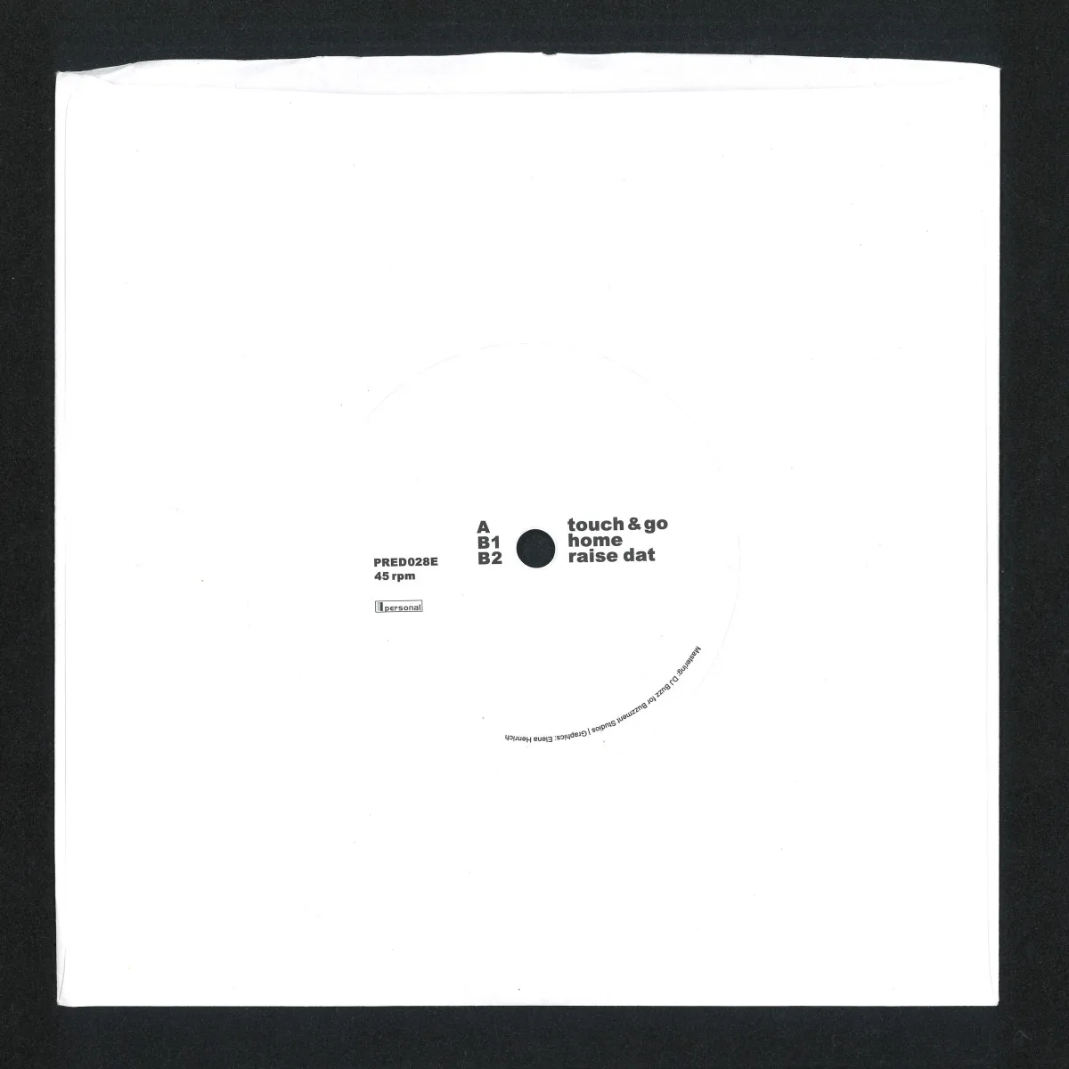 Back cover — Tito Wun — Touch & Go 7"
