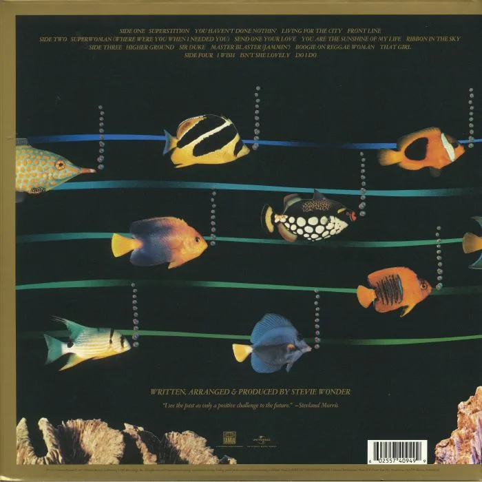 Back cover — Stevie WONDER — Original Musiquarium I (remastered)