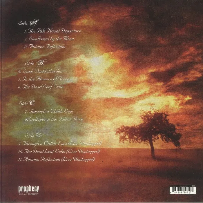 Back cover — NOVEMBERS DOOM — The Pale Haunt Departure