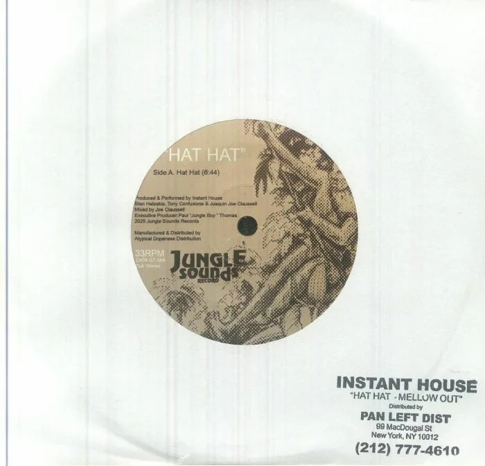 Лицевая сторона обложки — INSTANT HOUSE — Hat Hat (B-STOCK)