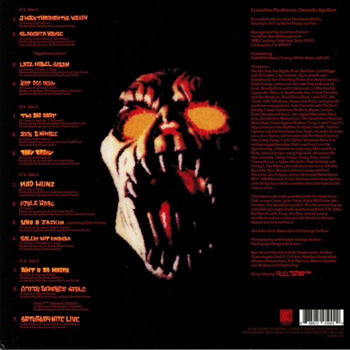 Обратная сторона обложки — MASTA ACE INCORPORATED — SlaughtaHouse (reissue)