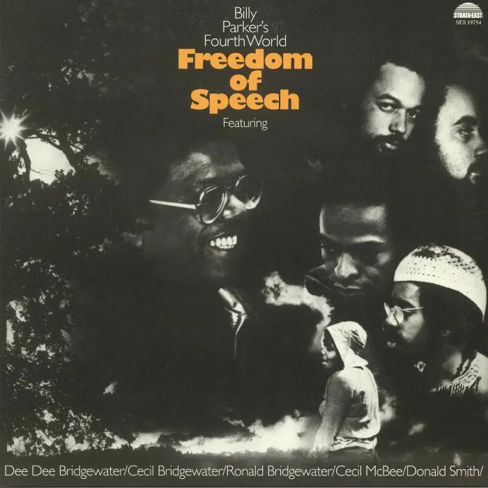 Front cover — BILLY PARKER'S FOURTH WORLD — Freedom Of Speech (remastered)