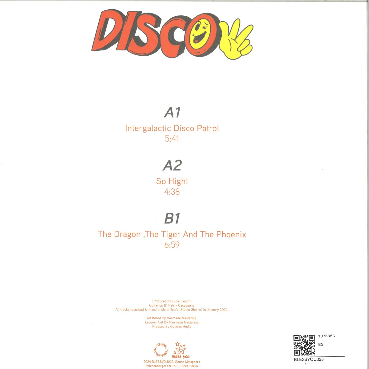 Обратная сторона обложки — Trent — Disco 3
