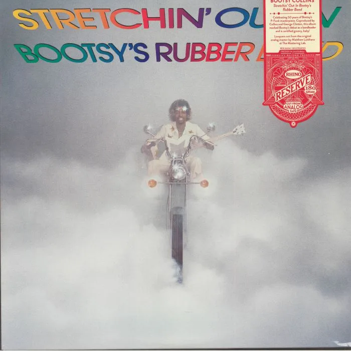Front cover — BOOTSY'S RUBBER BAND — Stretchin' Out In Bootsy's Rubber Band (reissue)