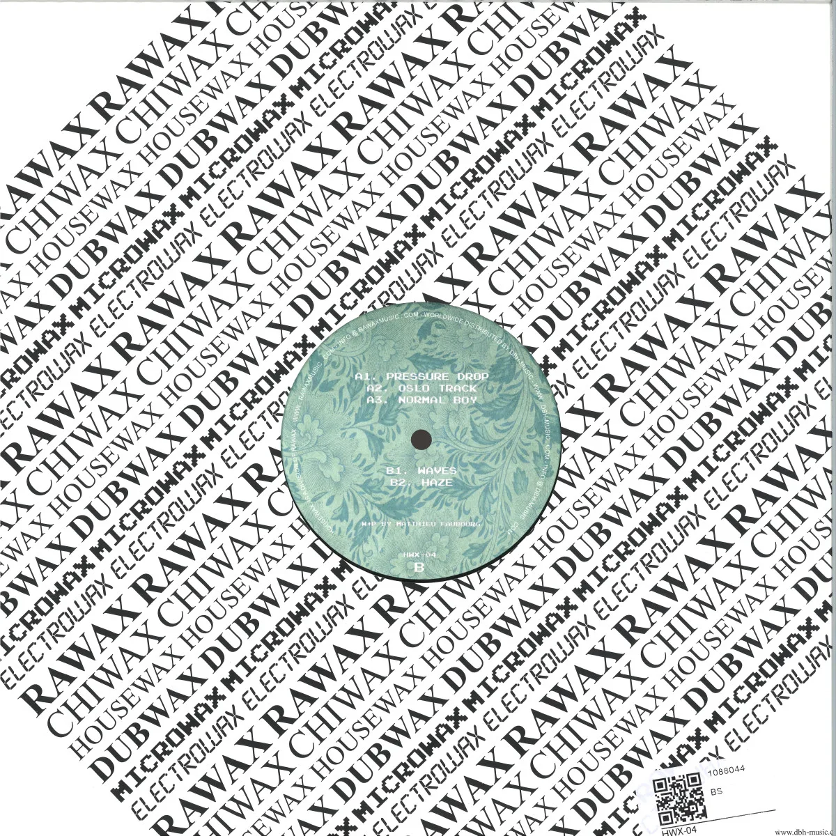 Back cover — Matthieu Faubourg — The Normal Boy EP