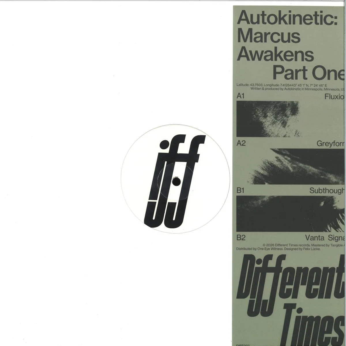 Front cover — Autokinetic — Marcus Awakens Part One