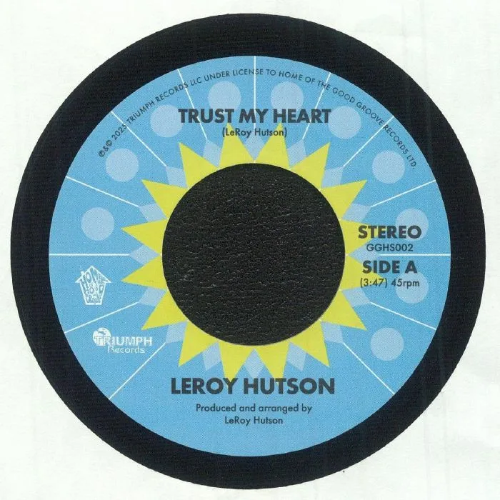 Front cover — Leroy HUTSON — Trust My Heart