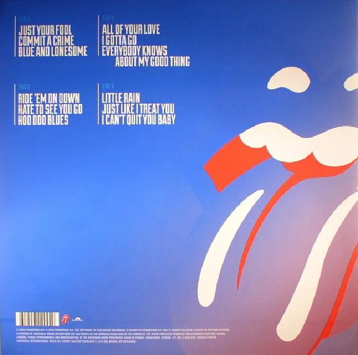 Обратная сторона обложки — The ROLLING STONES — Blue & Lonesome