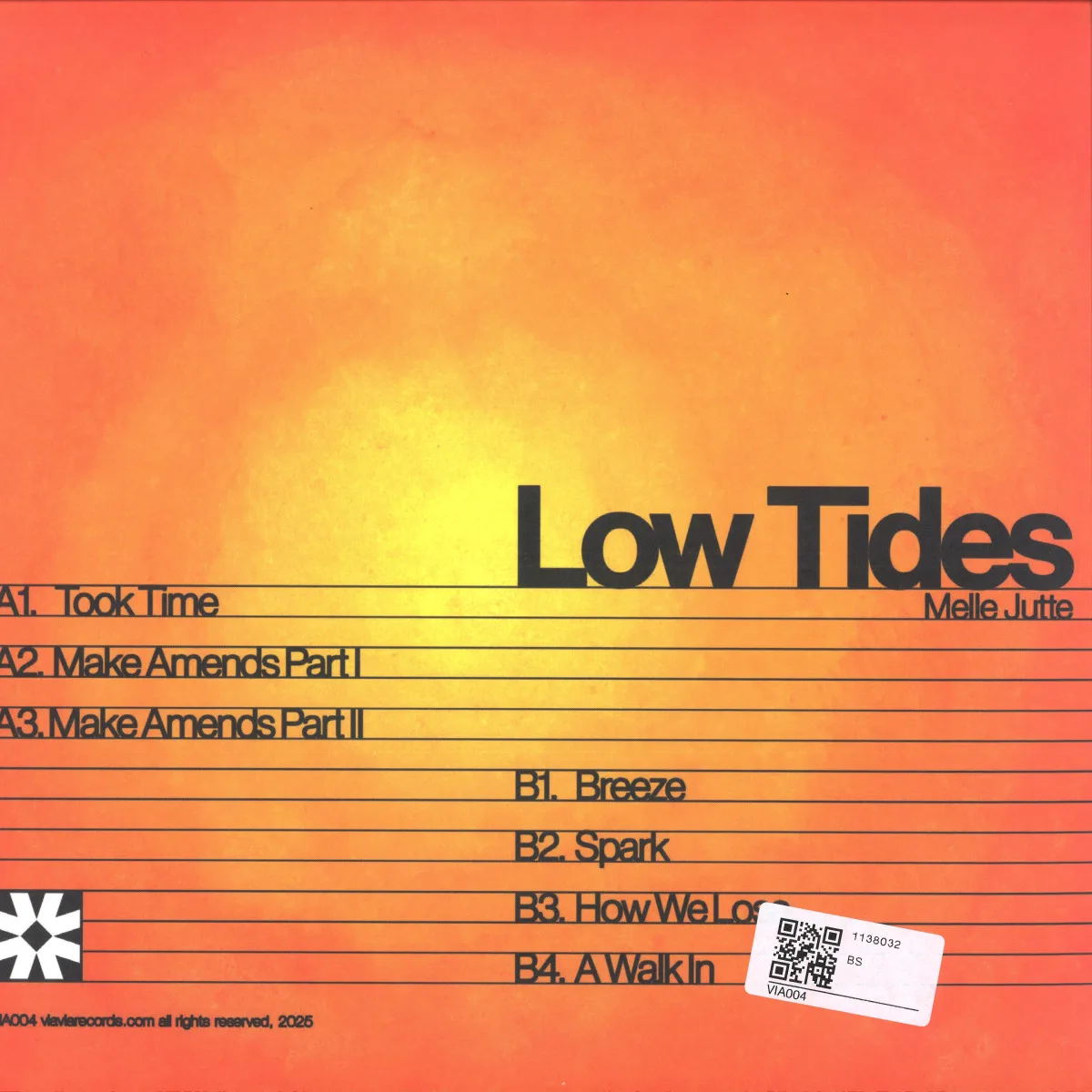 Обратная сторона обложки — Melle Jutte — Low Tides