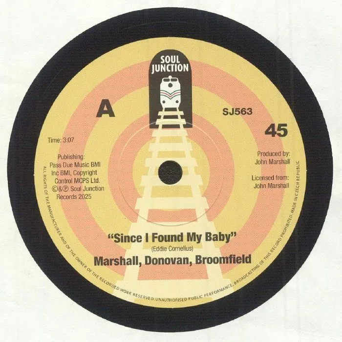 Лицевая сторона обложки — MARSHALL DONOVAN BROOMFIELD — Since I Found My Baby