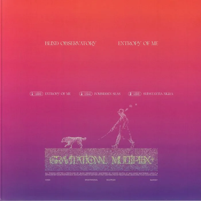 Back cover — BLIND OBSERVATORY — Entropy Of Me