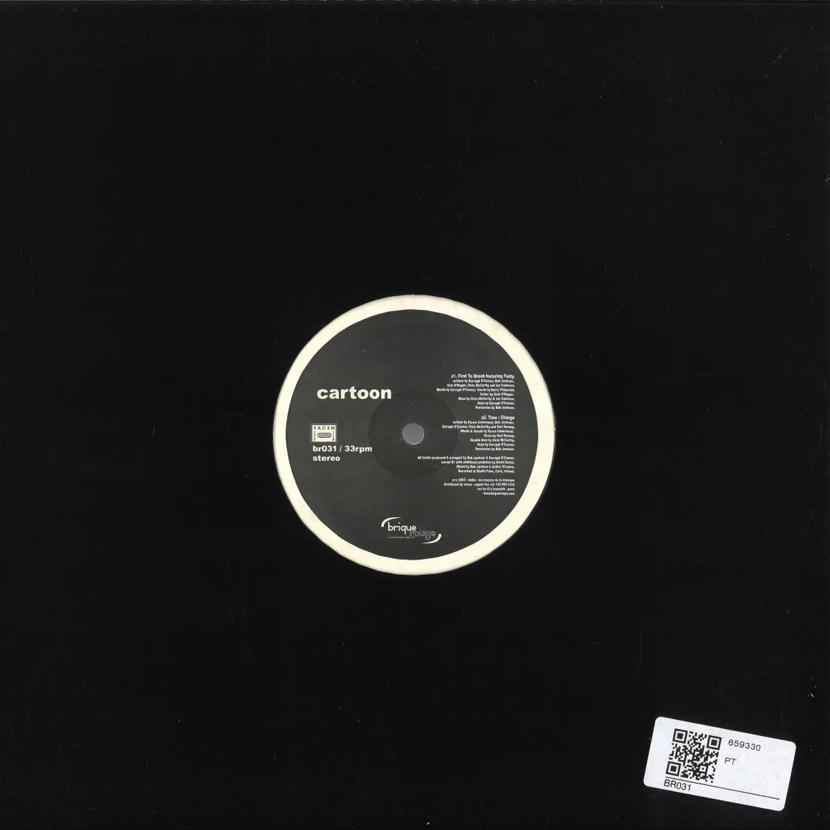 Back cover — Cartoon — First To Break
