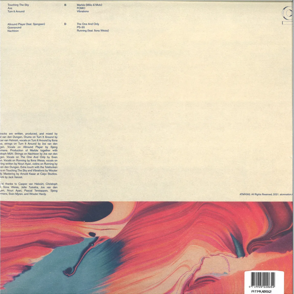 Back cover — Milio — Nachtzon 2x12"