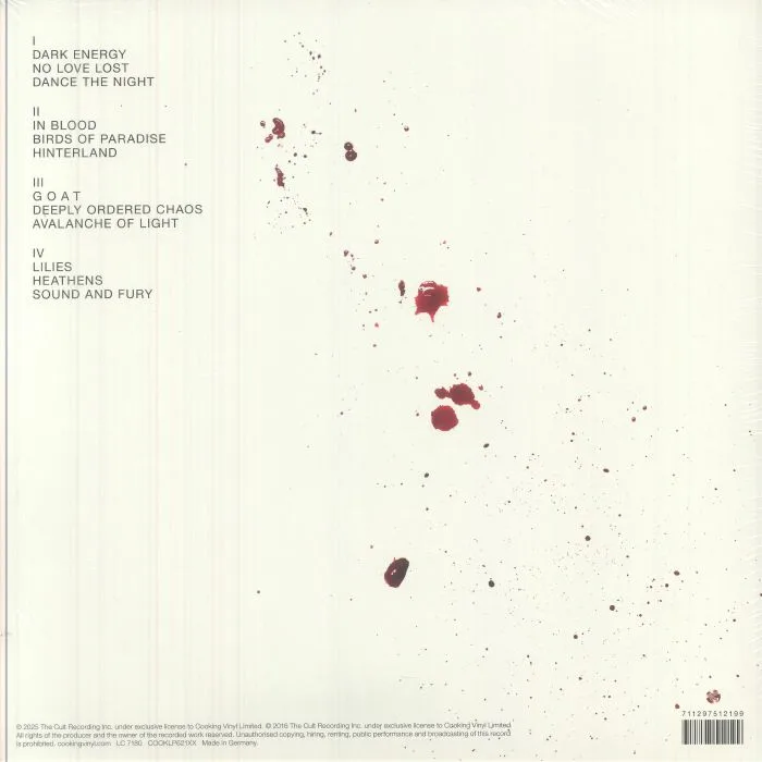 Back cover — The CULT — Hidden City (remastered)